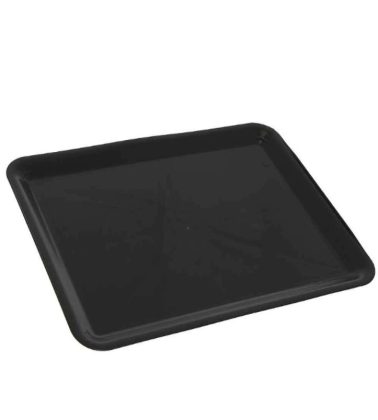 Vassoio paperino piccolo NERO cm.30x40 Gp plast *
