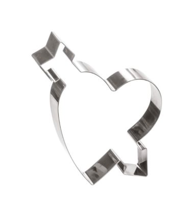 Stampo Cuore Freccia inox Medio (mis.218x193.7 h5cm) Martellato