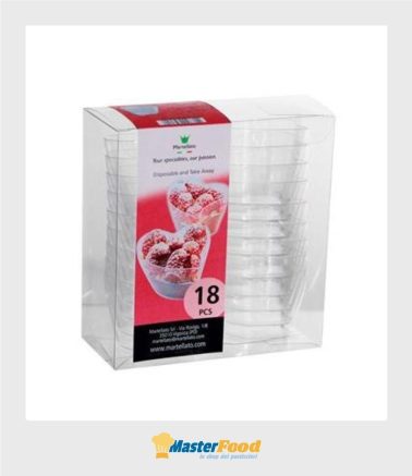 Bicchierino Love scatola pvc pz.18 Martellato