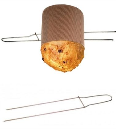 Spillone panettone e colomba acciaio cm.42 Liotti