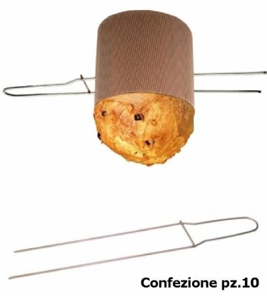 Spillone panettone e colomba acciaio cm.62 (confezione pz.10) Liotti