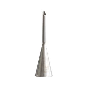 Bocchetta decorativa da riempimento D.4 mm H 92mm Inox (BIM 340)Martellato