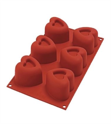 Stampo in silicone passion 6 forme Silikomart