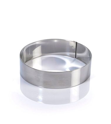 Cerchio inox cm.30 x H 5 Martellato