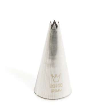 Bocchetta decorative foro stella D.5 mm Inox (BS 105) Martellato