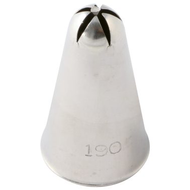 Bocchetta decorative foro floreale semplice 3 mm Inox (BX 0190) Martellato