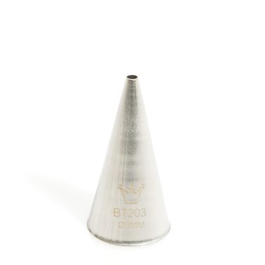 Bocchetta decorative Foro Tondo D.3 mm Inox (BT 203) Martellato
