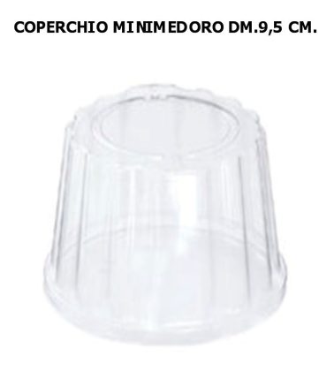 Coperchio mini medoro dm.9.5 cm. (pz.50) Alcas