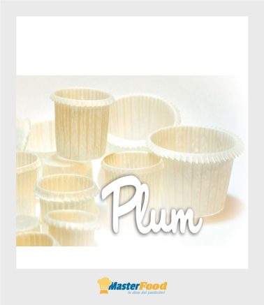 Pirottino PLUMCAKE muffin n.8 bianco (busta pz.100)