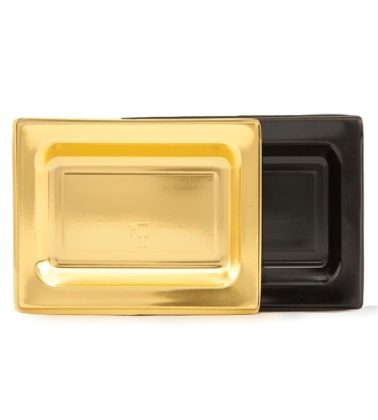 Monoporzione rettangolare oro cm.15x9 martypack