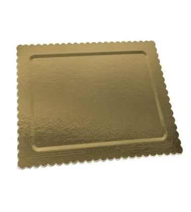 Piatto ala cartone Oro rettangolare cm.36x46 confezione kg.10