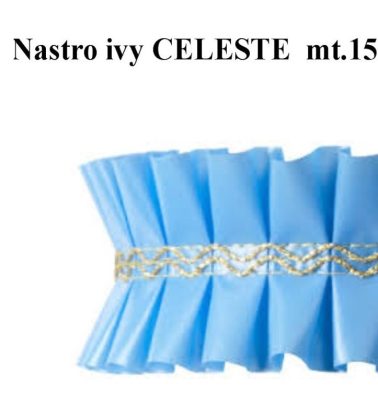 Nastro girotorta ivy CELESTE mt.15 wfd