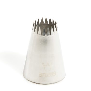 Bocchetta decorative stella D.20mm Inox (BF 0869) Martellato